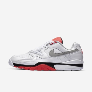 Sneakers Nike Air Cross Trainer 3 Low Blanche 6739-851 White/Bright Crimson/Black/Light Solar Flare Heather Homme | KZG-84574512